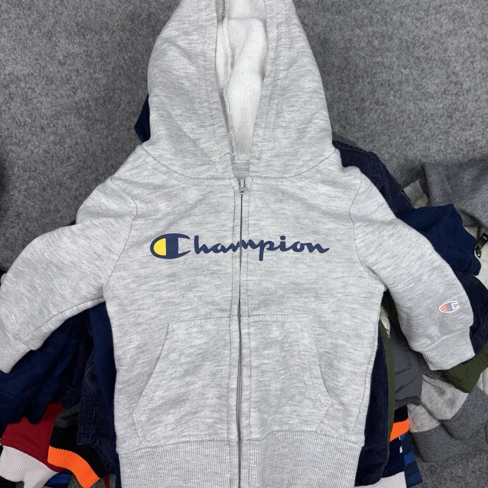 Boys 18M Jackets Hoodies Lot Of 16 Jordan Under Armour Ralph Lauren Winter Coat